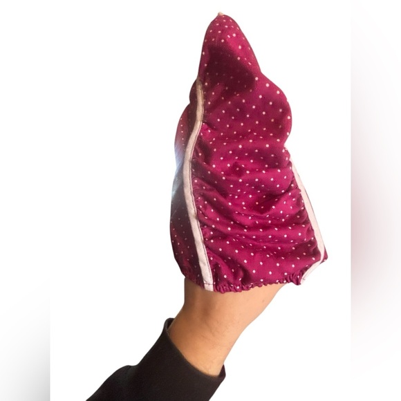 Polka Dot Vintage Dress Size 9 80s/90s Cottagecore drop waist pleated skirt - Picture 4 of 5